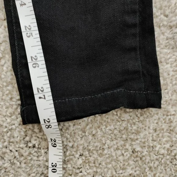 PAIGE Skyline Skinny Jeans in Black Ink Size 23 - Picture 14 of 14